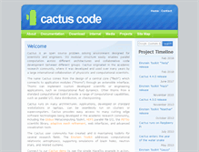 Tablet Screenshot of cactuscode.org